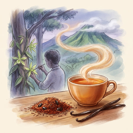 Illustration: Bourbon Vanilla with Réunion, the old Île Bourbon, in 1841