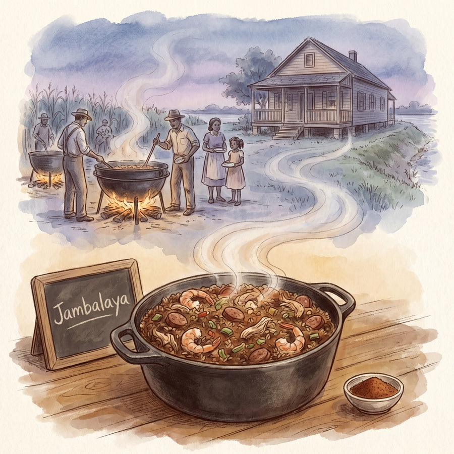 Illustration: Jambalaya, made with Cajun Blackening Spice Blend