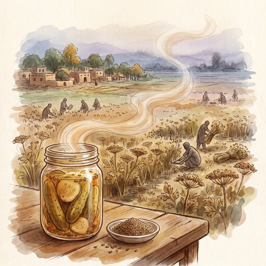 Illustration: Celery Seed, Whole with Punjab in late March