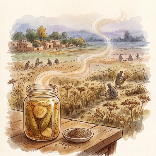 Illustration: Celery Seed, Whole with Punjab in late March