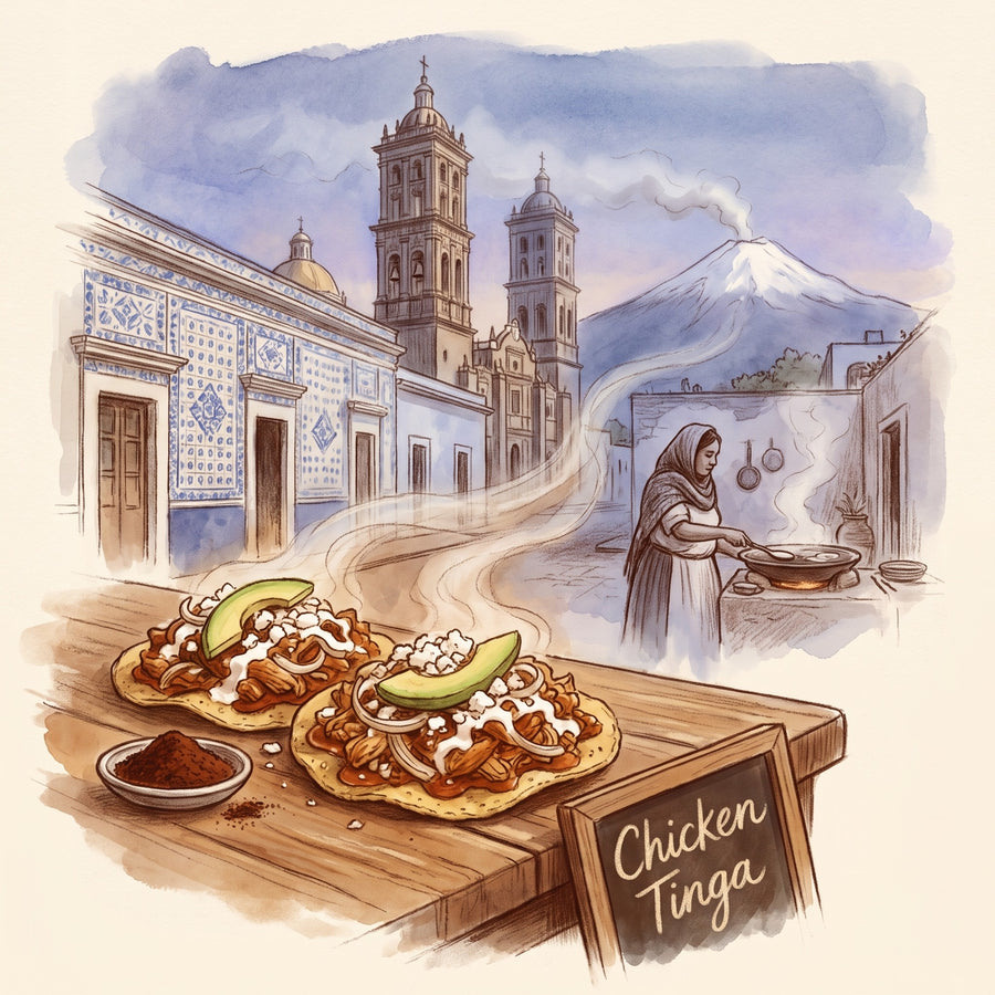 Illustration: Chicken Tinga, made with Chipotle Chili Powder