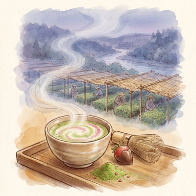 Chocolate Strawberry Matcha, Organic