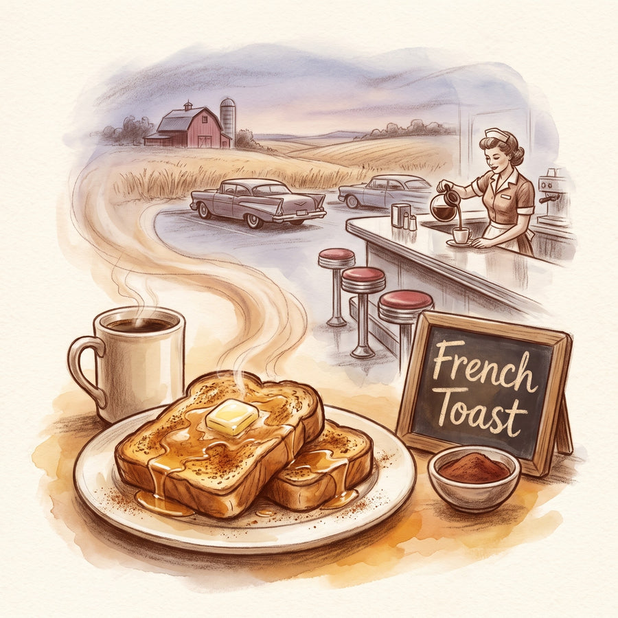 Illustration: French Toast, made with Cinnamon, Indonesian Korintje