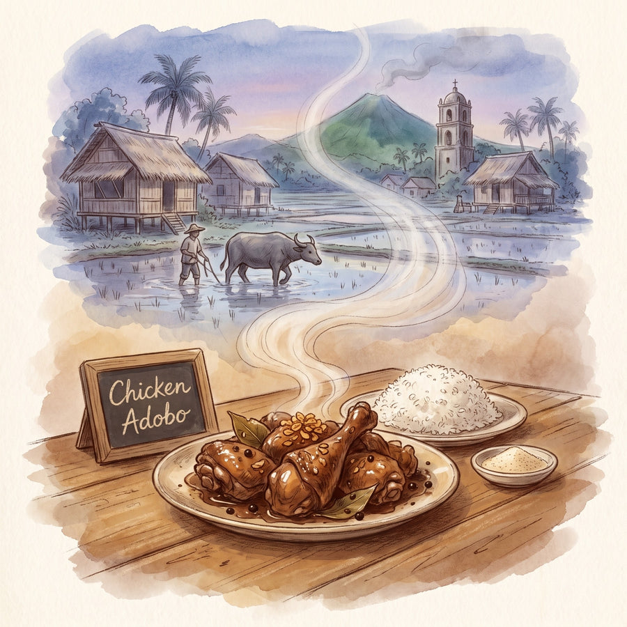 Illustration: Chicken Adobo, made with Garlic