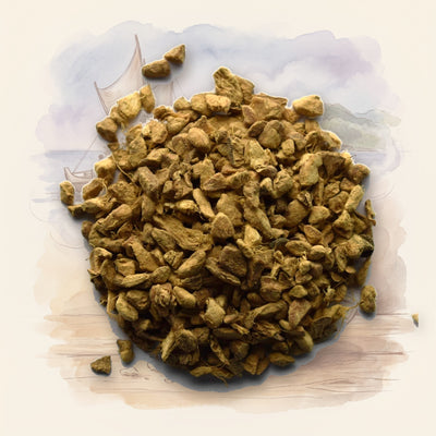 Ginger Root, Organic, Chopped