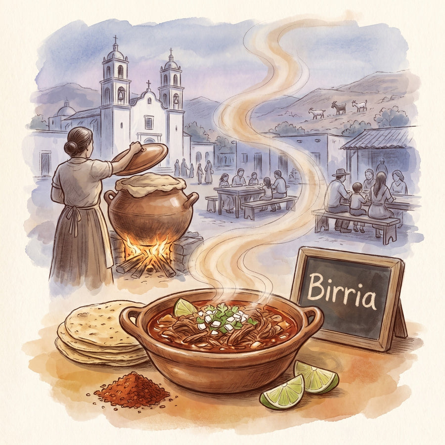 Illustration: Birria, made with Guajillo Chili Powder
