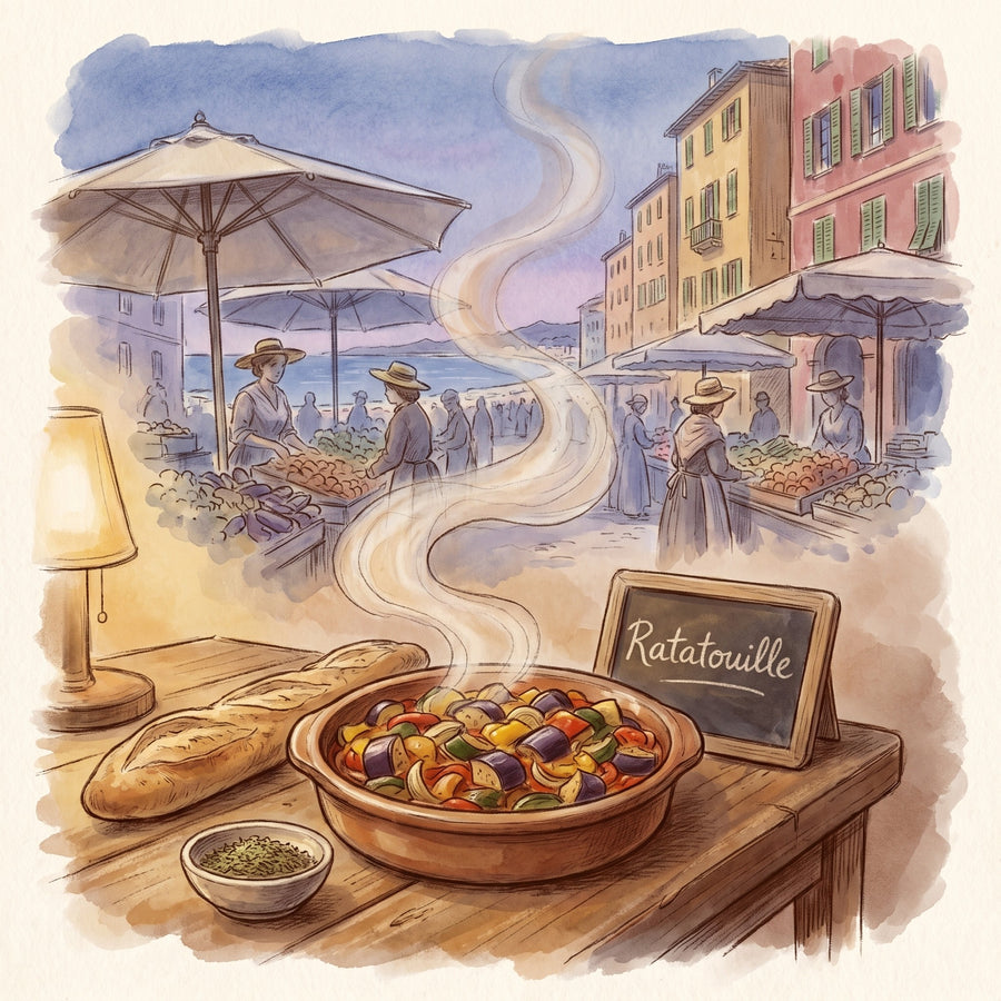Illustration: Ratatouille, made with Herbes de Provence