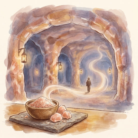 Illustration: Himalayan Sea Salt, Coarse with the Khewra salt mine in Punjab