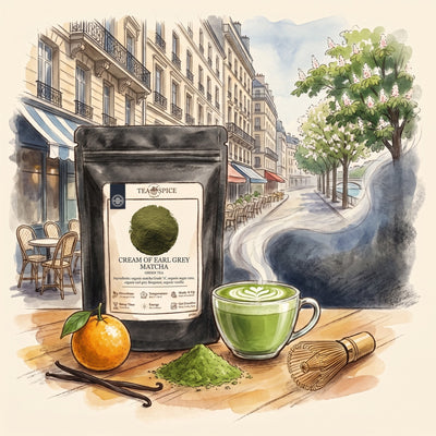 Cream of Earl Grey Matcha, Organic