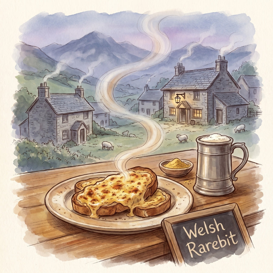 Illustration: Welsh Rarebit, made with Mustard Powder