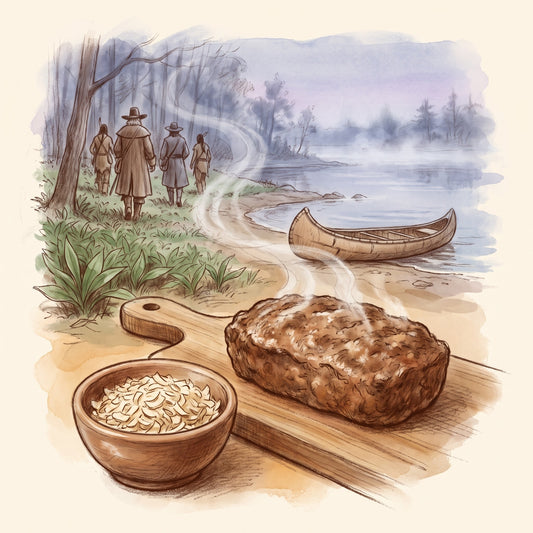 Illustration: Onion, Minced with the shore of Lake Michigan in 1687 where the Chicago River meets the lake