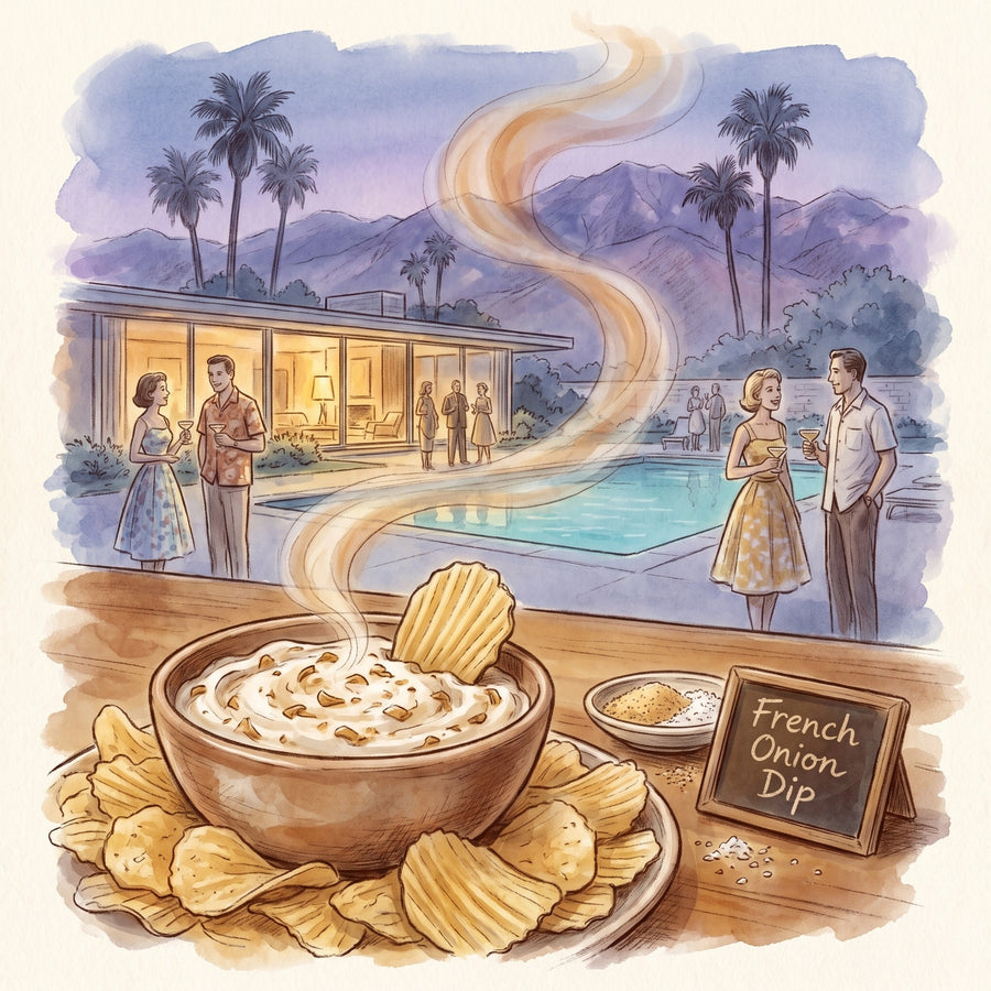 Illustration: French Onion Dip, made with Onion Sea Salt