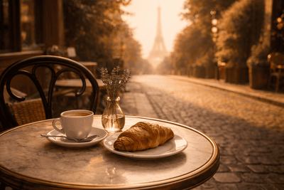 Lingering in a Parisian Café