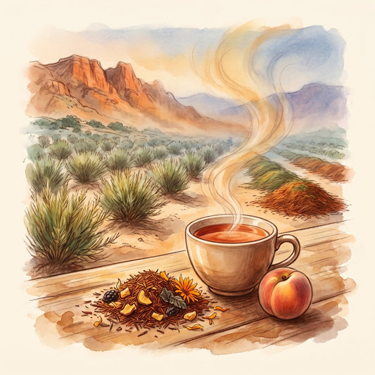 Illustration: Peachy Keen with a rooibos farm near Clanwilliam in South Africa's Cederberg