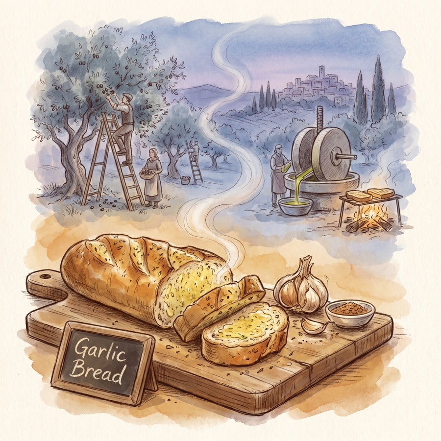 Illustration: Garlic Bread, made with Pizza Spice Blend