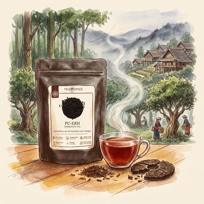 Pu-erh, Three-Year Vintage, Organic