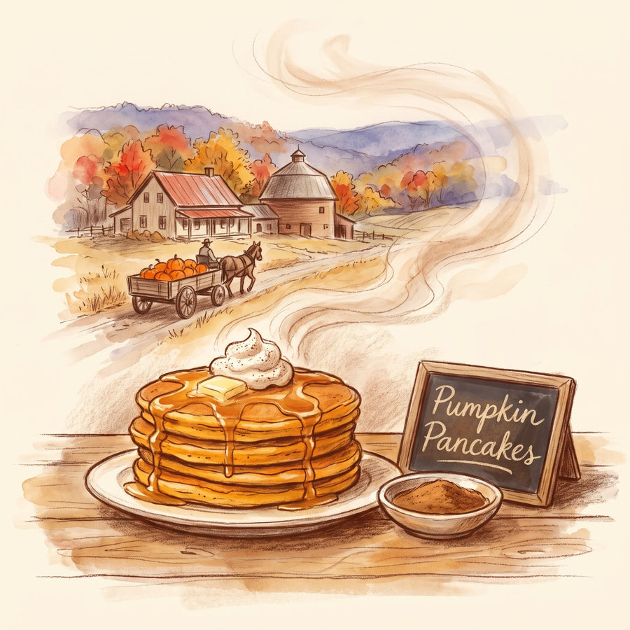 Illustration: Pumpkin Pancakes, made with Pumpkin Spice Blend