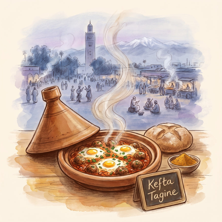 Illustration: Kefta Tagine, made with Ras El Hanout