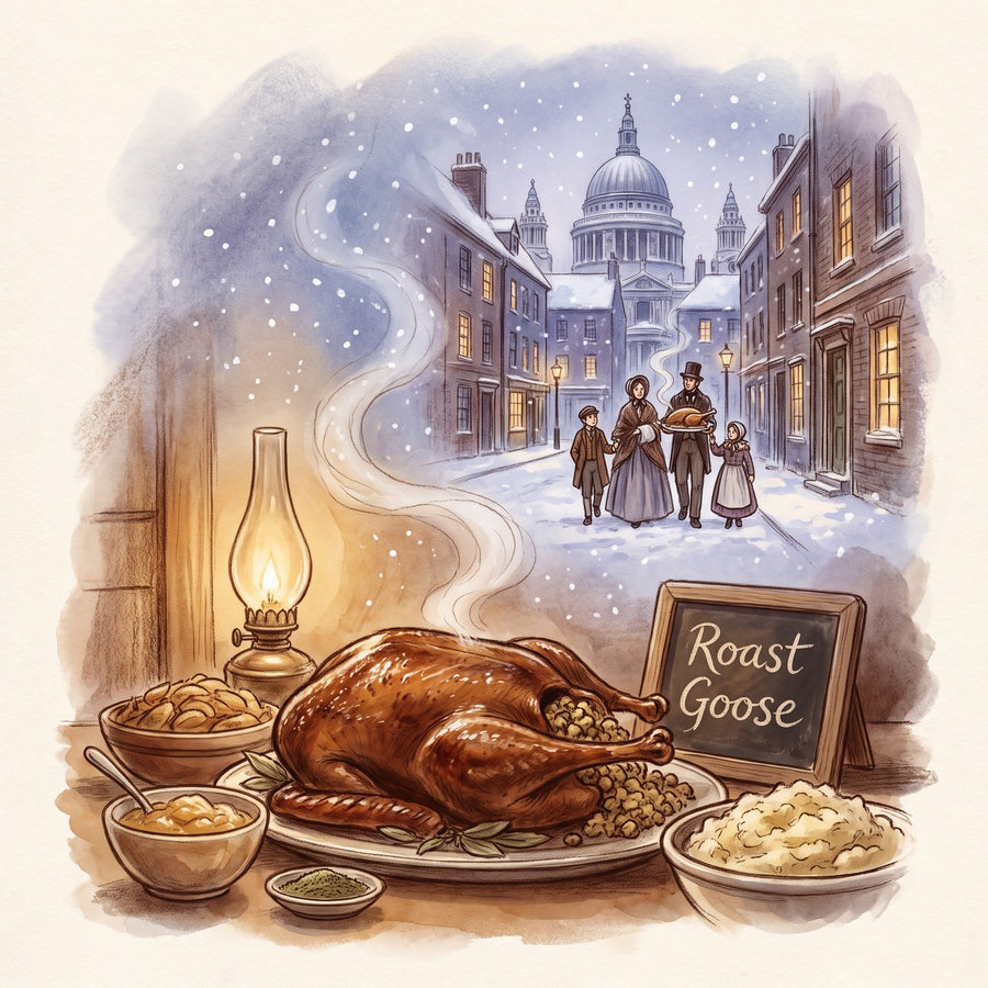 Illustration: Roast Goose, made with Sage