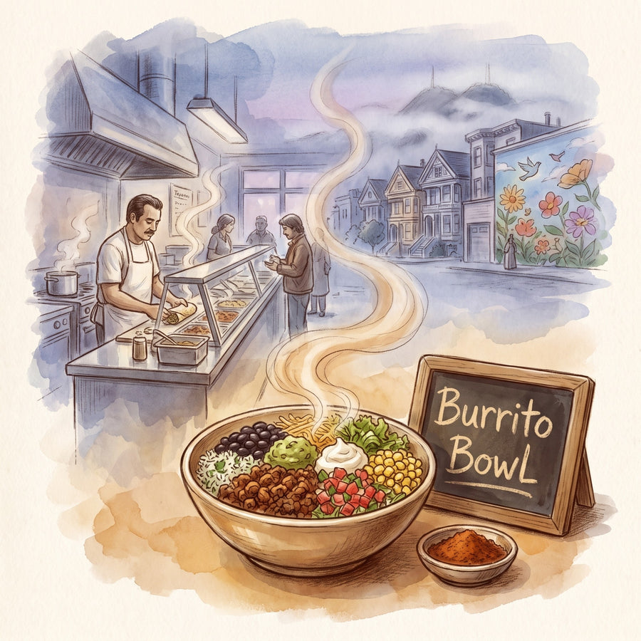 Illustration: Burrito Bowl, made with Taco Seasoning