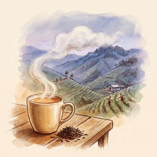 Illustration: Tanzania Estate with the Usambara Mountains of Tanzania