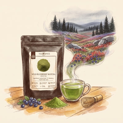 Wild Blueberry Matcha,